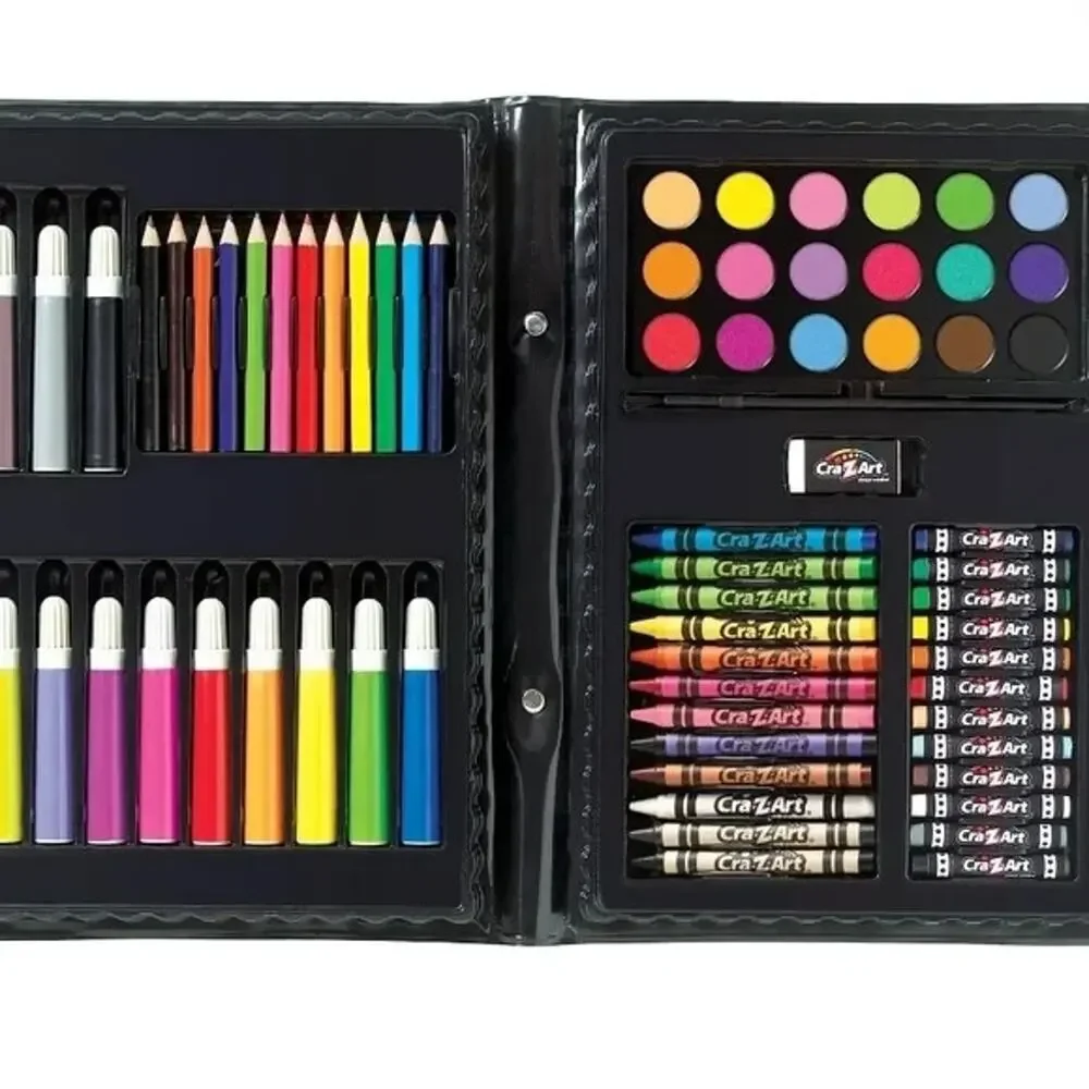 Cra-Z-Art Super Art Set-70 Piece Set Toy for Creative Exploration, Best Gift